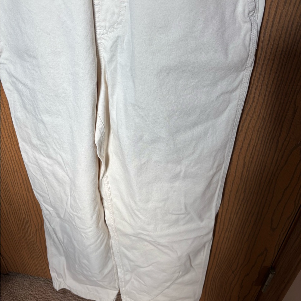 Alpine Design Women's Light Cream Off White Overalls - Picture 6 of 12